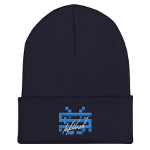 Load image into Gallery viewer, LukHash // Blue Logo // Cuffed Beanie