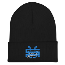 Load image into Gallery viewer, LukHash // Blue Logo // Cuffed Beanie