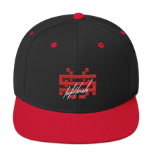 Load image into Gallery viewer, LukHash // Black &amp; Red // Snapback Cap
