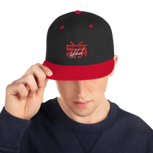 Load image into Gallery viewer, LukHash // Black &amp; Red // Snapback Cap
